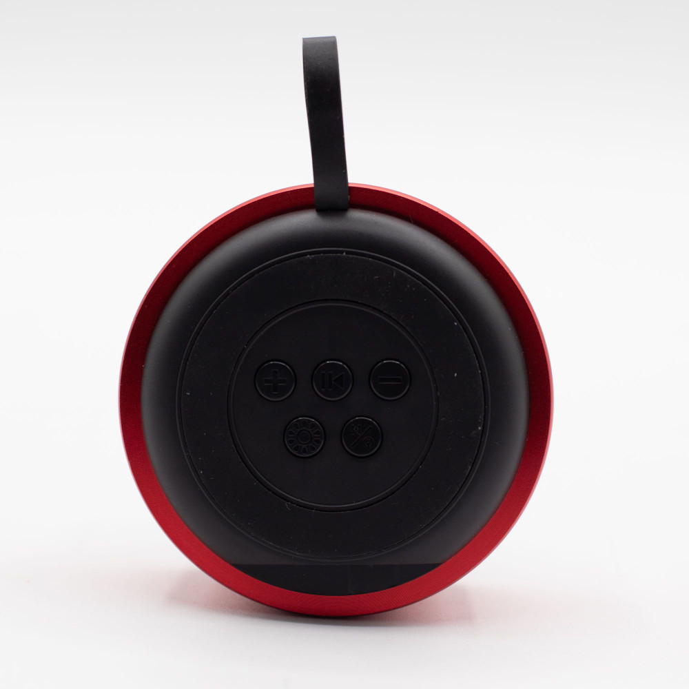 Mini-enceinte à effet lumineux Mandela rouge