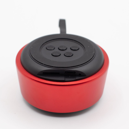 Mini-enceinte à effet lumineux Mandela rouge