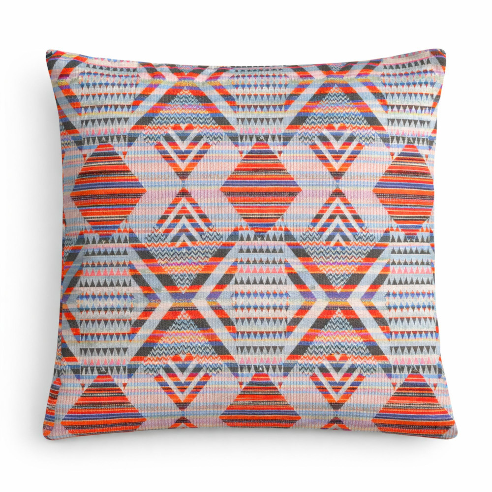Housse de coussin classique - Motif tribal urbain - 45 x 45 cm