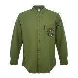 Chemise Nomad Sari Kathmandu - Vert forêt - Taille M