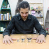Boule de cristal sur support 30 mm