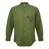 Chemise Nomad Sari Kathmandu - Vert forêt - Grande