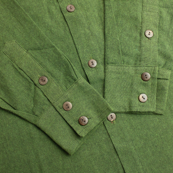 Chemise Nomad Sari Kathmandu - Vert forêt - Grande