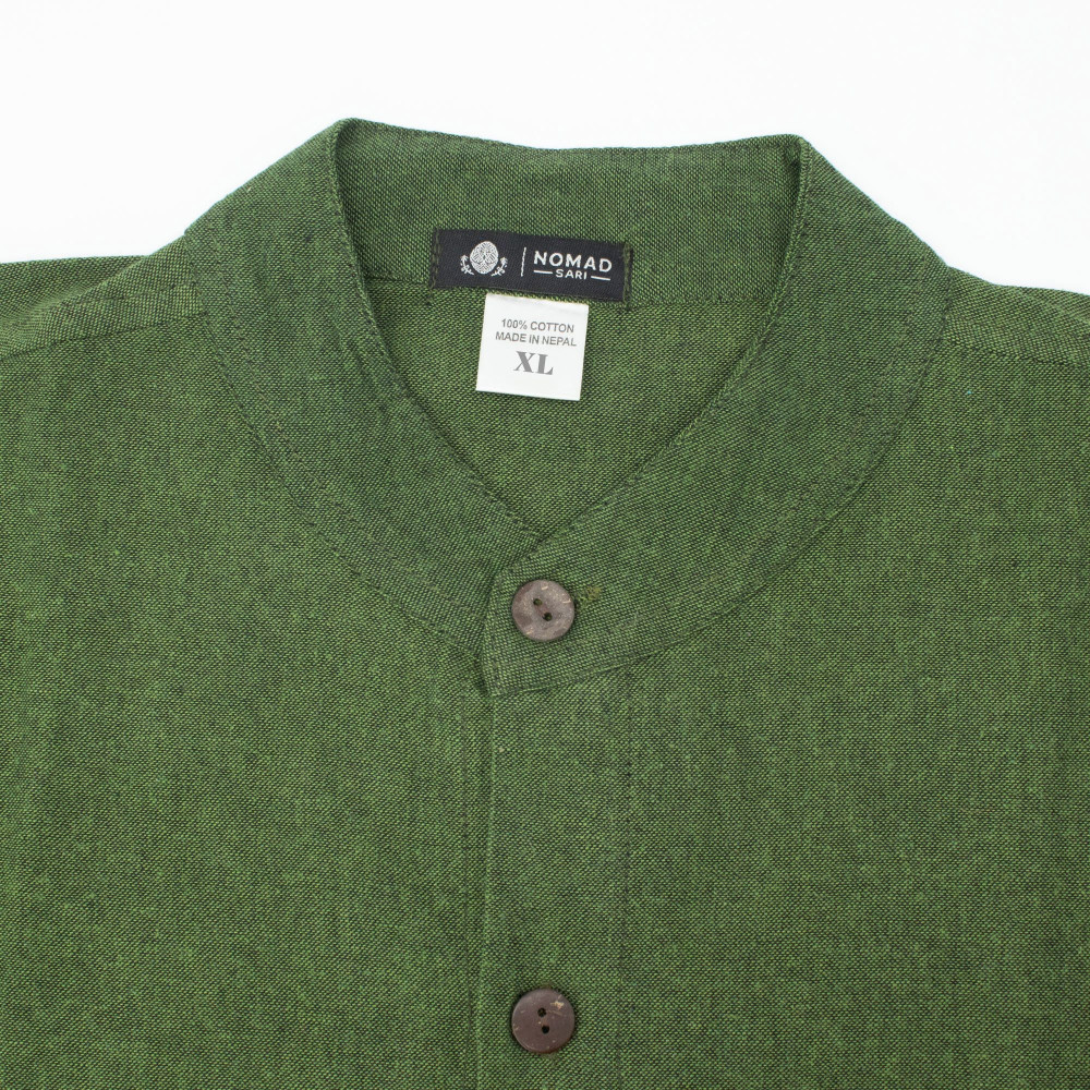 Chemise Nomad Sari Kathmandu - Vert forêt - XL