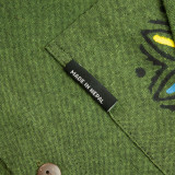Chemise Nomad Sari Kathmandu - Vert forêt - XL