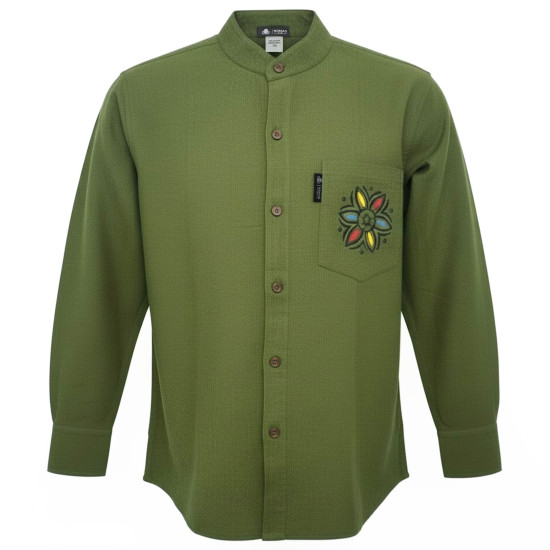 Chemise Nomad Sari Kathmandu - Vert forêt - XXL