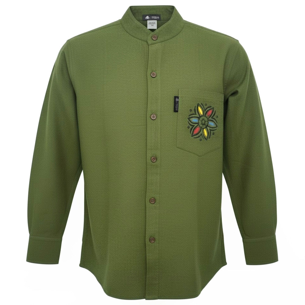 Chemise Nomad Sari Kathmandu - Vert forêt - XXL
