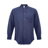 Chemise Nomad Sari Katmandou - Indigo - Moyen