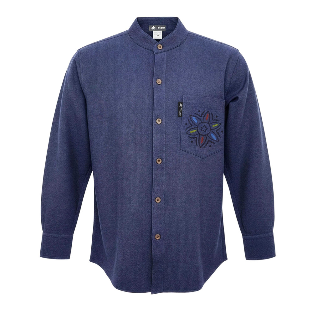 Chemise Nomad Sari Katmandou - Indigo - Grand
