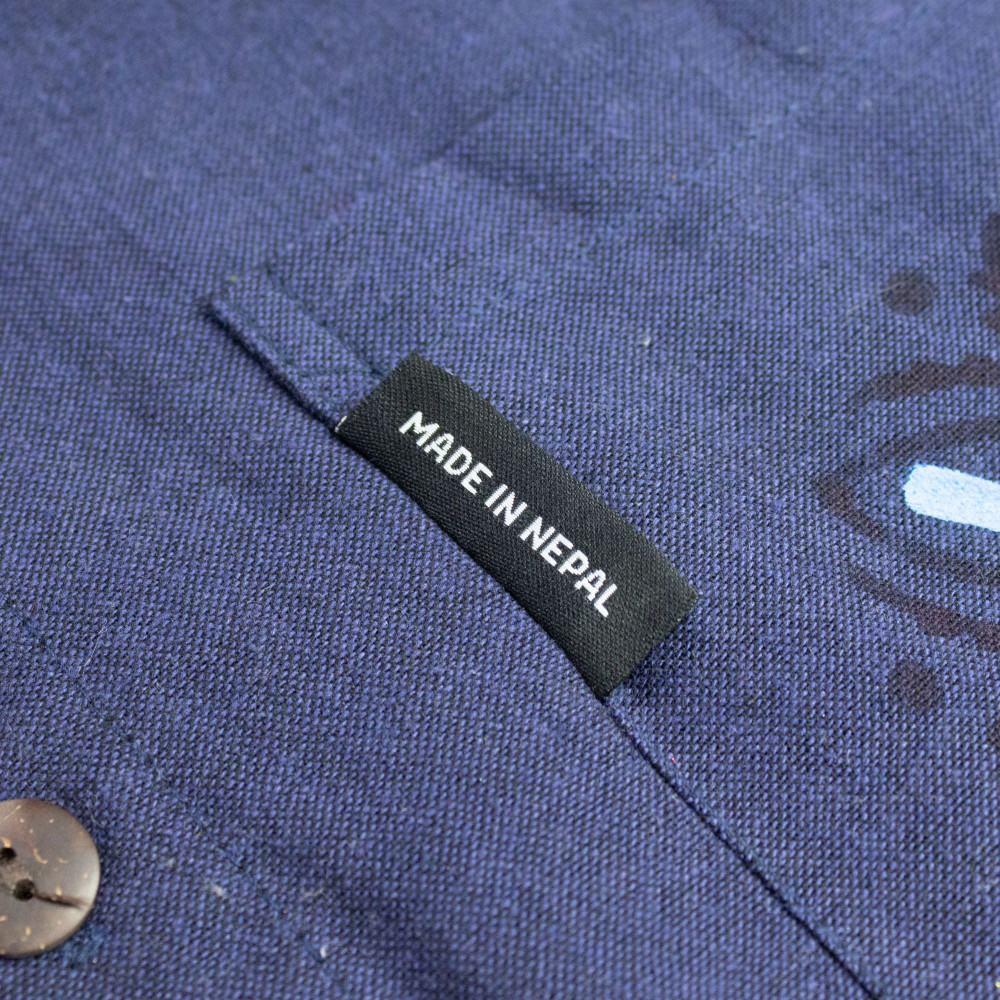 Chemise Nomad Sari Katmandou - Indigo - Grand