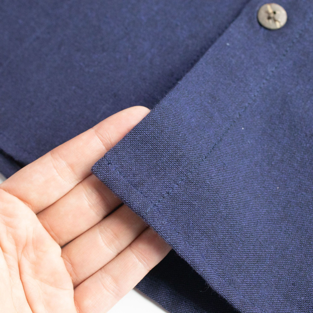 Chemise Nomad Sari Kathmandu - Indigo - XL