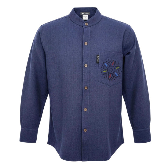 Chemise Nomad Sari Kathmandu - Indigo - XL