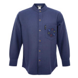 Chemise Nomad Sari Kathmandu - Indigo - XL
