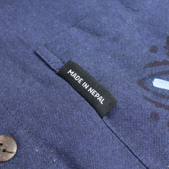 Chemise Nomad Sari Kathmandu - Indigo - XL