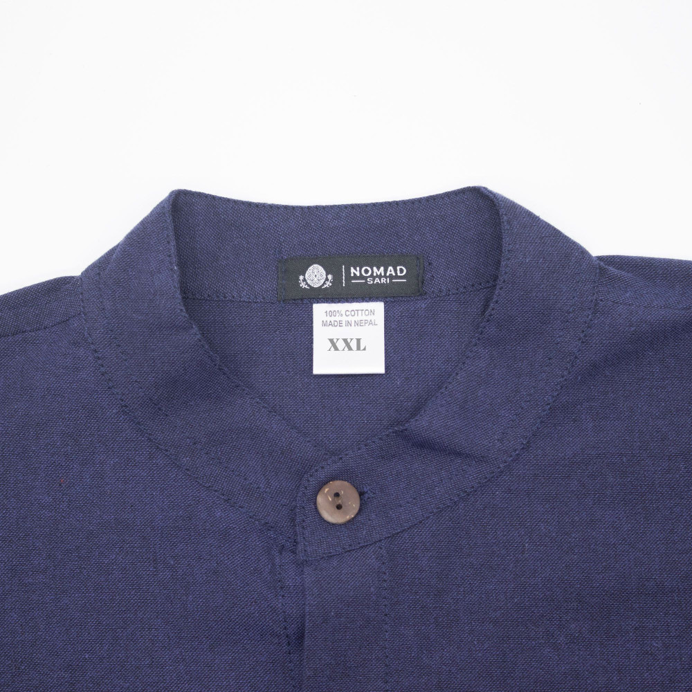 Chemise Nomad Sari Kathmandu - Indigo - XXL