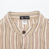 Chemise de grand-père Nomad Sari - Marron Beige - Taille Moyenne