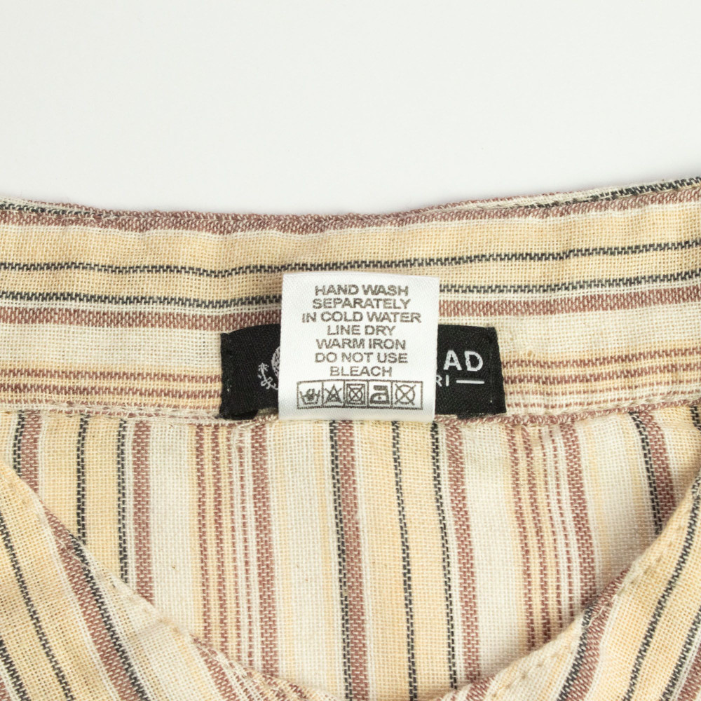 Chemise de grand-père Nomad Sari - Marron Beige - Taille Moyenne