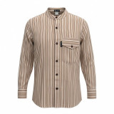 Chemise de grand-père Nomad Sari - Marron Beige - Grande