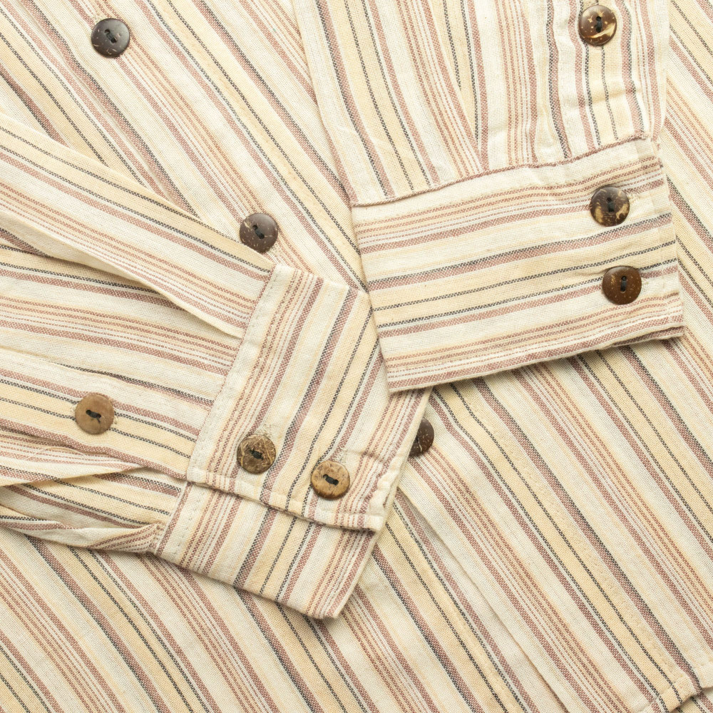 Chemise de grand-père Nomad Sari - Marron beige - XL