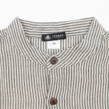 Chemise de grand-père Nomad Sari - Gris pierre - Grande