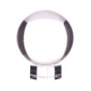 Boule de cristal sur support 80 mm