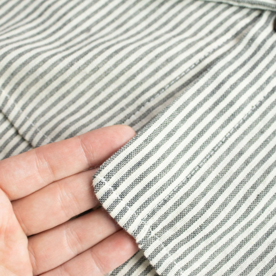 Chemise de grand-père Nomad Sari - Gris pierre - Grande