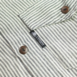 Chemise de grand-père Nomad Sari - Gris pierre - Grande
