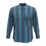 Chemise de grand-père Nomad Sari - Turquoise - Grande