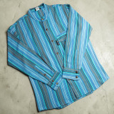 Chemise de grand-père Nomad Sari - Turquoise - Grande