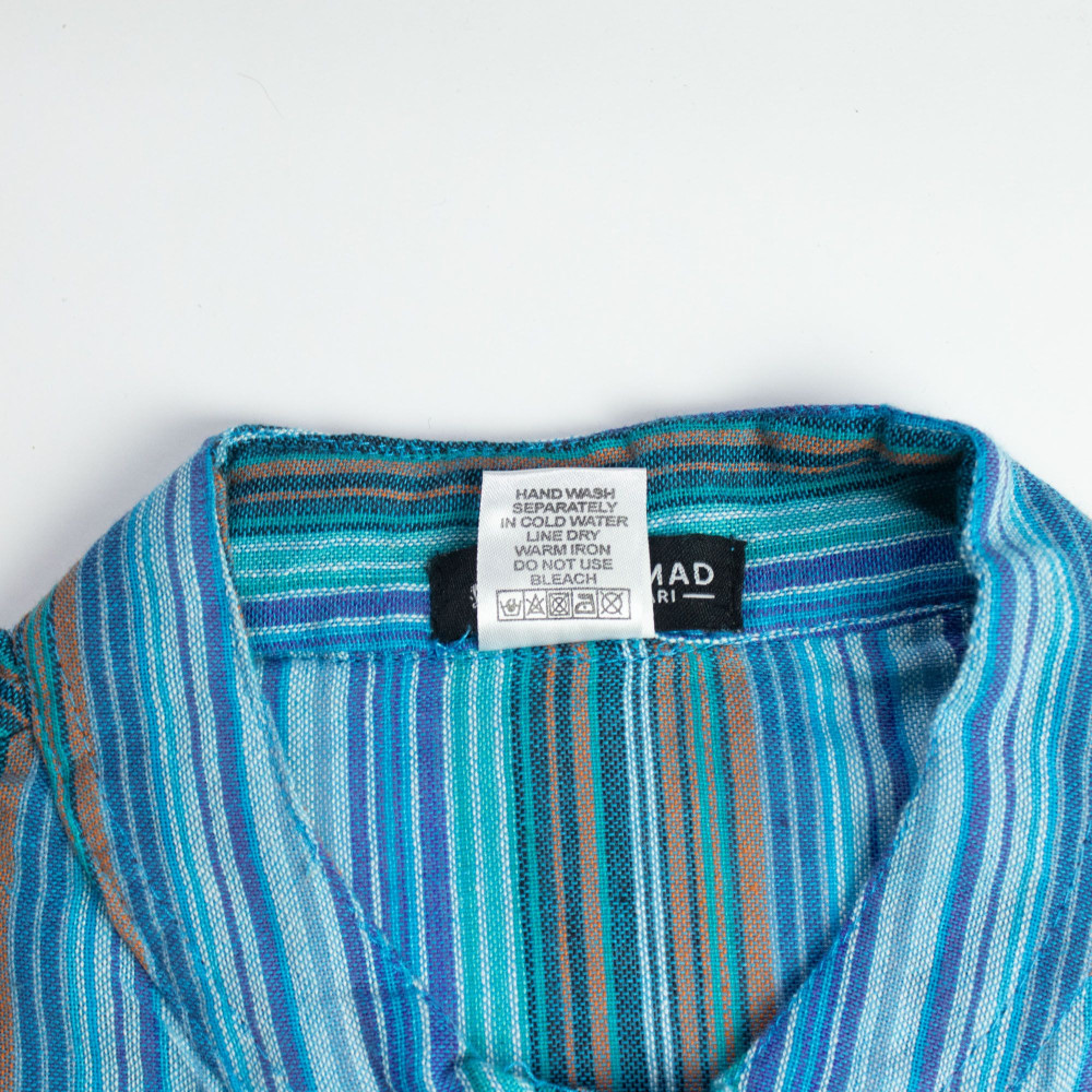Chemise de grand-père Nomad Sari - Turquoise - XL