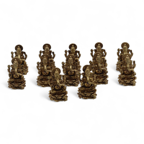 Divinités miniatures en laiton - Ganesha (12 g) - 30 mm