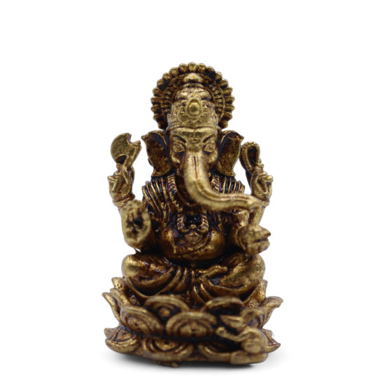 Divinités miniatures en laiton - Ganesha (12 g) - 30 mm