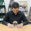 Boule de cristal sur support 100 mm