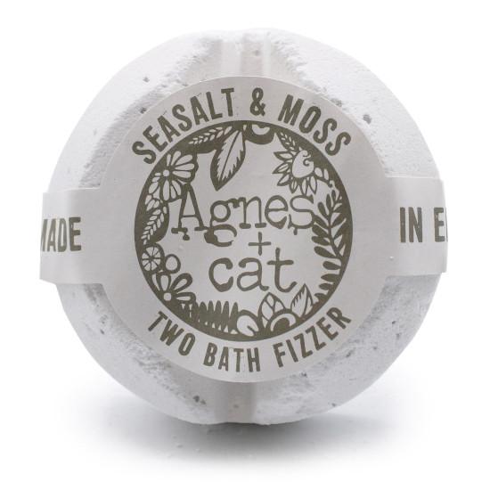 Agnes + Cat Boule de Boule de Bain Effervescentee - Sel Marin et Mousse