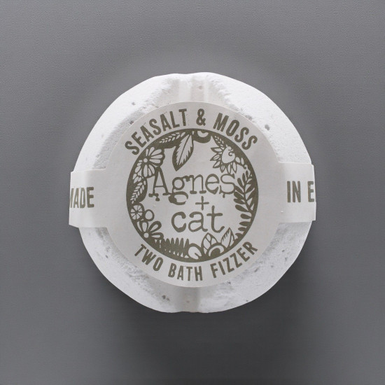 Agnes + Cat Boule de Boule de Bain Effervescentee - Sel Marin et Mousse