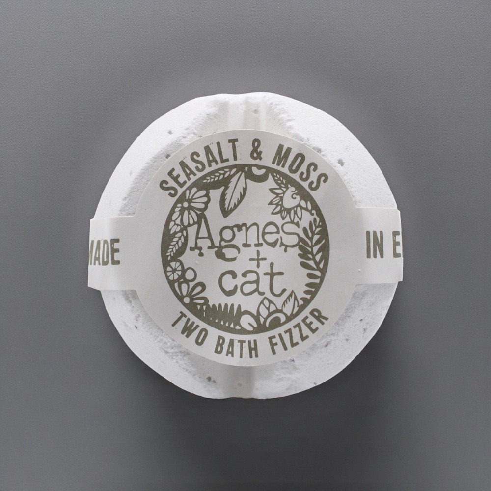 Agnes + Cat Boule de Boule de Bain Effervescentee - Sel Marin et Mousse