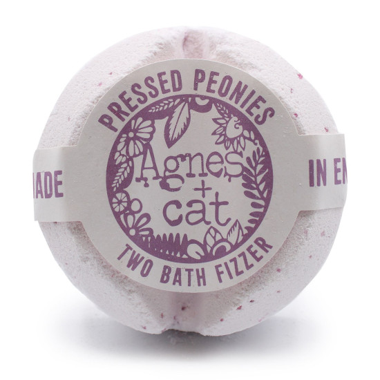 Agnes + Cat Boule de Boule de Bain Effervescentee - Pivoines Pressées