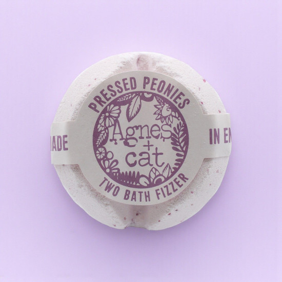 Agnes + Cat Boule de Boule de Bain Effervescentee - Pivoines Pressées