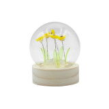 Dôme de jardin lumineux à fleurs - 5 tournesols - LED à piles