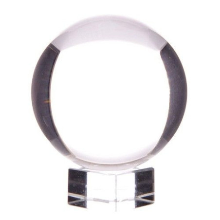 Boule de cristal sur support 130 mm