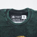 T-shirt en coton délavé Nomad Sari - Arbre de Vie - Vert - Taille S