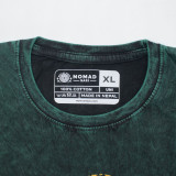T-shirt en coton délavé Nomad Sari - Arbre de Vie - Vert - XL