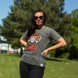 T-shirt en coton délavé Nomad Sari - Rebelle - Gris anthracite - Taille M