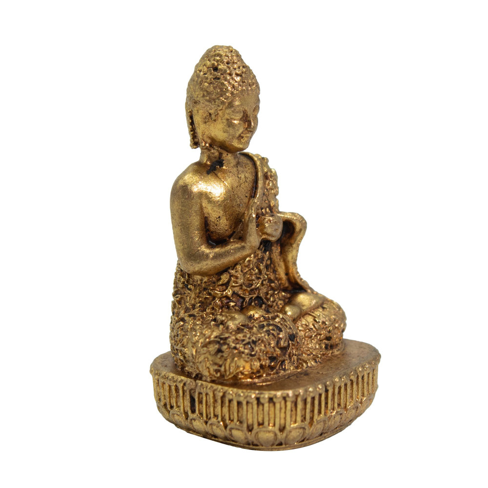 Divinités miniatures en laiton - Bouddha (60 g) - 48 mm