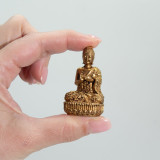 Divinités miniatures en laiton - Bouddha (60 g) - 48 mm