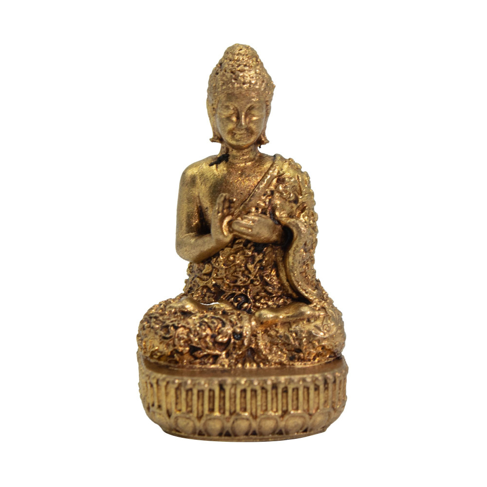 Divinités miniatures en laiton - Bouddha (60 g) - 48 mm