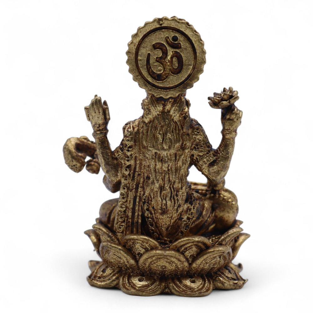 Divinités miniatures en laiton - Sarswati (52 g) - 49 mm
