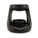 Brûleur à huile Zen en céramique - Petit modèle classique - Noir mat