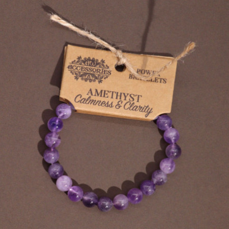 Bracelet de pouvoir - Améthyste
