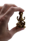 Divinités miniatures en laiton - Lakshmi (52 g) - 49 mm